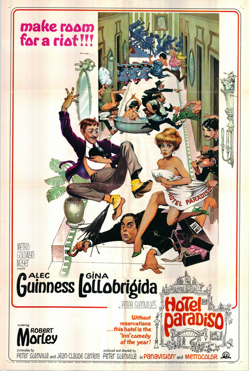 hotel paradiso 1966 one sheet poster folded